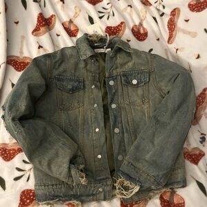 MNML Olive Trucker Bomber Jacket